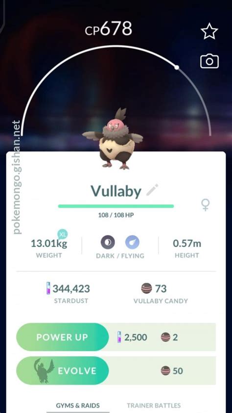 Vullaby - Pokemon Go