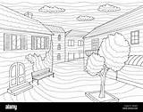 Urbano Ville Cityscape Urbanos Edificios Webstockreview Tse4  sketch template