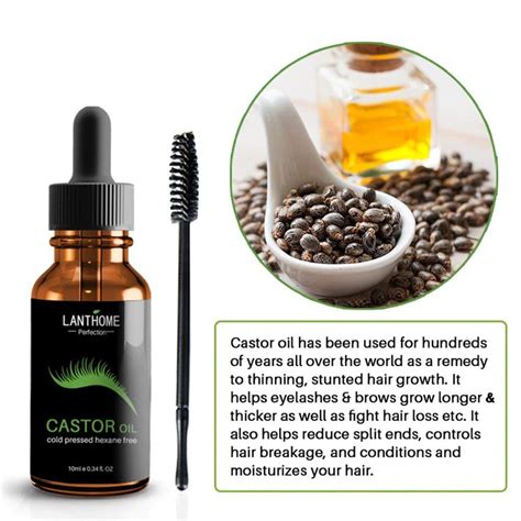 Natural Castor Oil Lash Serum - Eyelash Growth Oil-Beauty Products | Castor oil, Eyelash growth ...