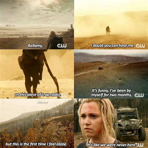 Pin by Marcia Penwell on The 100 quotes | The 100 show, The 100, Bellarke