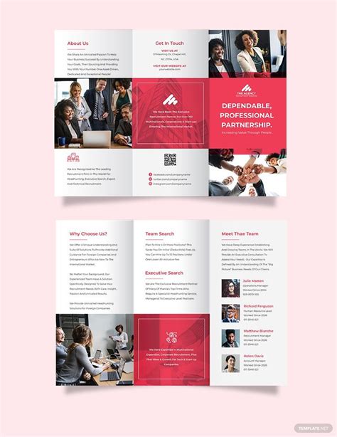 Microsoft Word Tri Fold Brochure Template