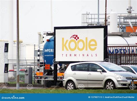 Entrance the Koole Plant at the Botlek Harbor in the Port of Rotterdam Editorial Stock Photo ...