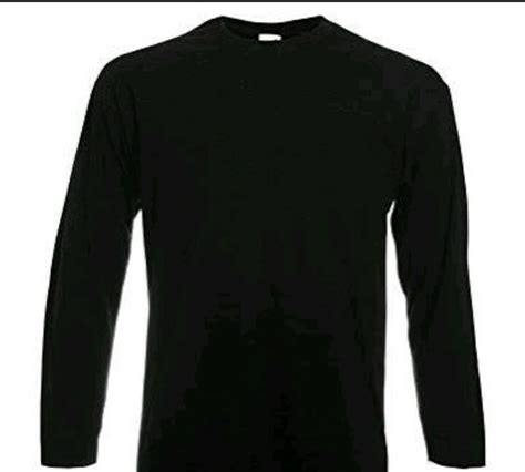 Baju Hitam Lengan Panjang Lengan marun belakang warna combed oneck terlihat bukalapak ...