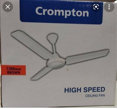 Brown Crompton Greaves High Speed Ceiling Fan, Sweep Size: 48'' at Rs ...