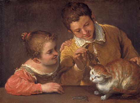 Two Children Teasing a Cat | Annibale Carracci | 1994.142 | Work of Art ...