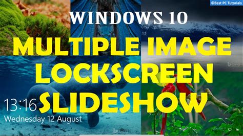 Windows 10 lock screen slideshow - mozriver