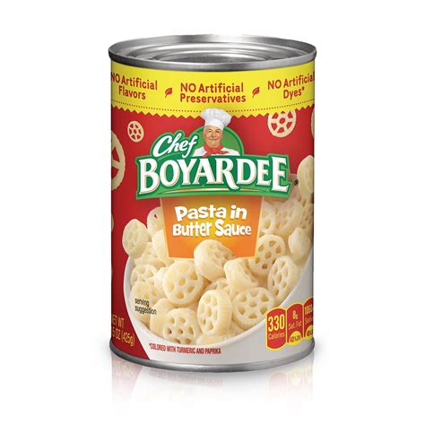 Chef Boyardee Pasta in Butter Sauce, 15 Ounce - Walmart.com