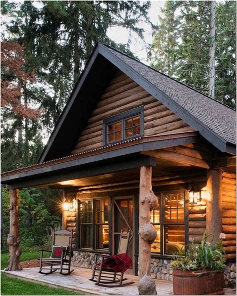 85+ back porch designs perfect for everything 23 | Rustic house, Rustic ...