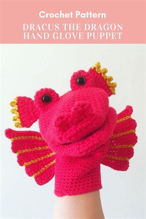 Dracus the Dragon Hand Glove Puppet Crochet Pattern – Crochet Arcade