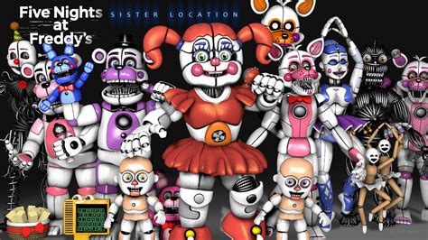 FNAF wallpaper | Sister location, Fnaf sister location, Fnaf