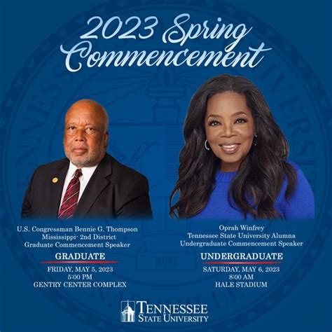 Oprah Winfrey and Congressman Bennie Thompson to Serve as TSU ...