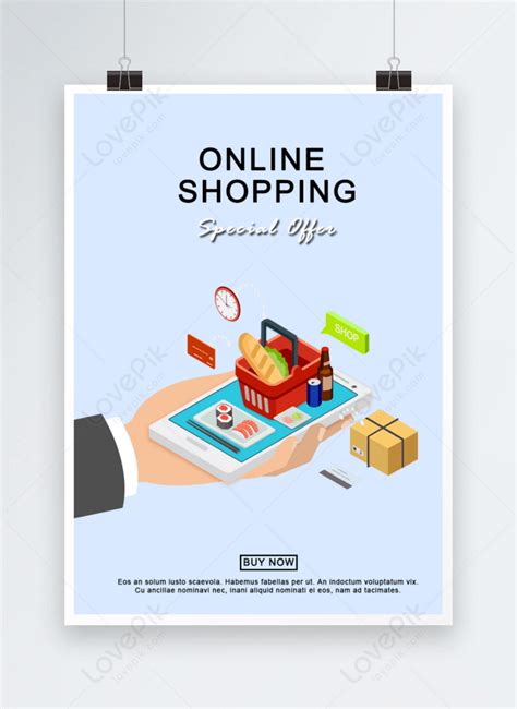 Simple mobile online shopping poster template image_picture free download 464836473_lovepik.com