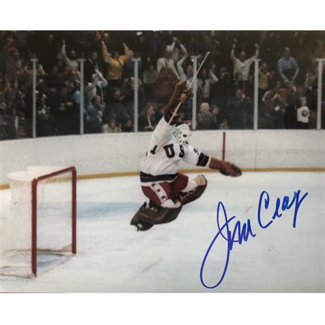 Jim Craig Miracle on Ice 1980 USA Hockey Lake Placid Official 8X10" Ph | Lowsportgear.com