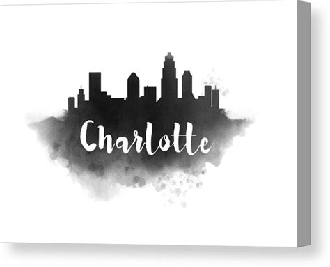 Charlotte Skyline Drawing at PaintingValley.com | Explore collection of ...