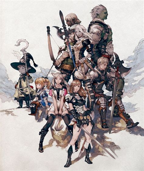 Character Races | Final fantasy art, Fantasy concept art, Final fantasy characters