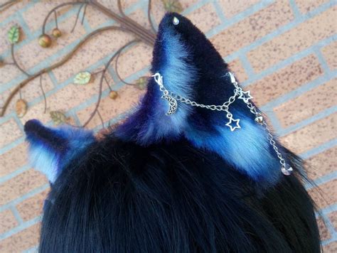 Dog ears and tail set,Furry animal ears,Wolf cosplay costume，Realistic ...