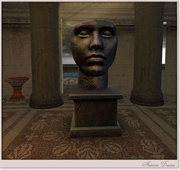 Second Life Marketplace - Autumn Dreams - Bona Dea: ancient ruins head ...