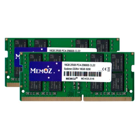 Memoz 32GB DDR4 (2x16GB) 3200 MHz RAM Laptop Memory