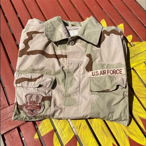 Us Actual Air Force Desert Combat Jacket - Gem