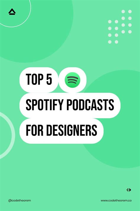 Top 5 Spotify Podcast For Designers | Podcasts, Spotify, Ui ux design