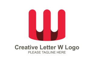 Creative Letter W Logo in Red Thick Font Graphic by merahcasper · Creative Fabrica