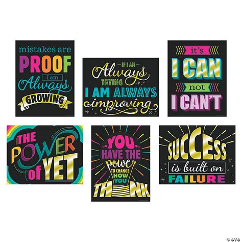 Growth Mindset Posters | Oriental Trading