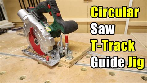 Simple Circular Saw T-Track Guide Jig - YouTube