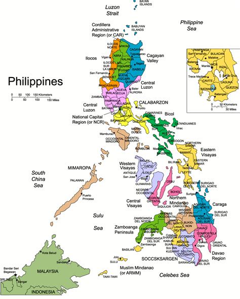 Les Philippines - Vacances de rêve aux Philippines | Philippine map, Philippines tourism, Map of ...