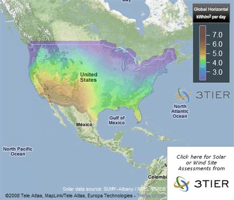 Solar Insolation Maps of the United States