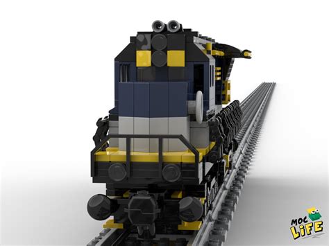 Lego® Custom Instructions Train engine (Large end)