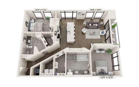 Amber 1402 | Available 1, 2, or 3 bedroom apartments in Atlanta, GA ...