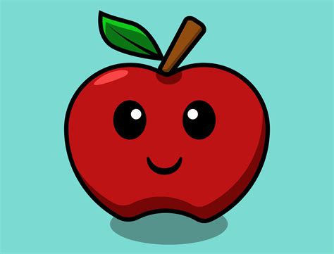 The Smiling Apple by Art.Stronaut on Dribbble