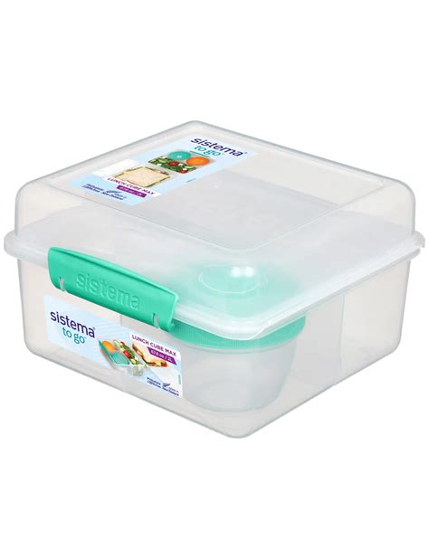 Sistema Lunch Cube Max TO GO with yogurt pot 2L