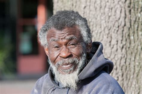 Homeless Old African American Man Stock Image - Image of social, hopeless: 30492701