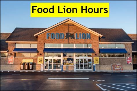 Is Food Lion Open Today? - Food Lion Hours Today (Updated)