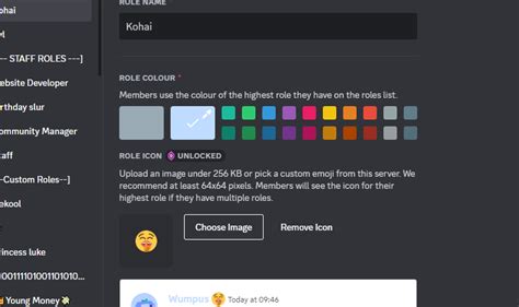 How to add role icons on Discord