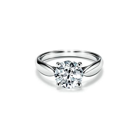 Tiffany Harmony® engagement ring in platinum: a study in balance and grace. | Tiffany & Co. US