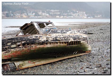 Juneau Alaska Photo: Abandoned Boat