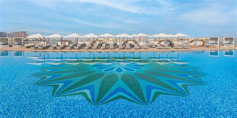 Pool and private beach at Taj Exotica Resort & Spa, The Palm, Dubai