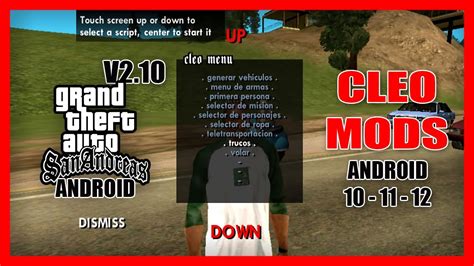 COMO INSTALAR CLEO MOD + MODS PARA GTA San Andreas V2.10 | Android 10 - 11 y 12 - YouTube