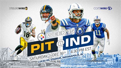 Colts vs. Steelers: How to watch, stream, listen in Week 15 - Yahoo Sports