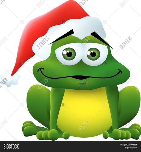 Christmas Frog Vector & Photo (Free Trial) | Bigstock