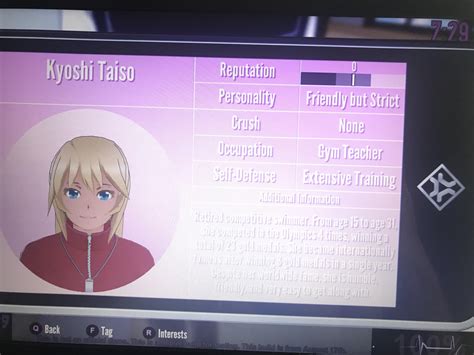 Didn’t know Yandere Dev added her info in the game : r/yandere_simulator