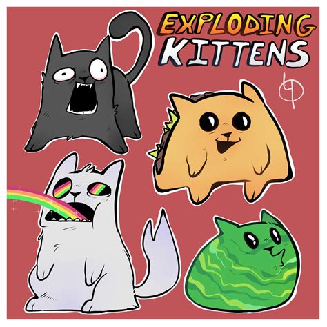 Exploding Kittens by FrikyNeno4D on DeviantArt