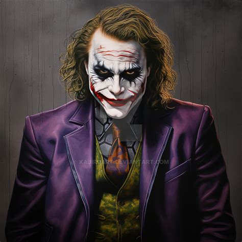 Joker Fan Art Portrait by KajiroArt on DeviantArt