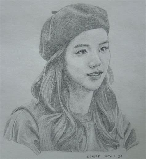 Jisoo Drawing Pic - Drawing Skill