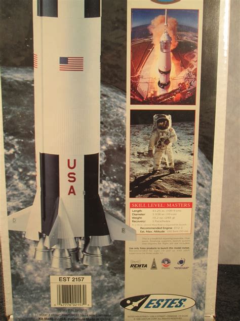 Estes - Estes #2157 NASA 30th Anniversary Apollo Saturn V Flying Rocket Kit #EST-2157