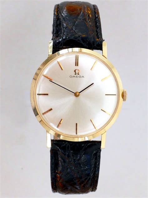 Omega 14K Solid Gold Classic Dress Watch - 1970 - Farfo.com