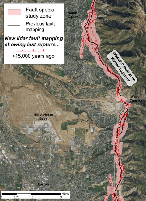 Earthquake Fault Lines: New study pinpoints Wasatch Fault zones