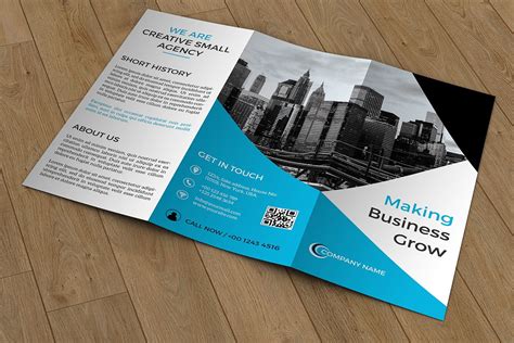 Trifold Business Brochure-V422 | Creative Brochure Templates ~ Creative Market